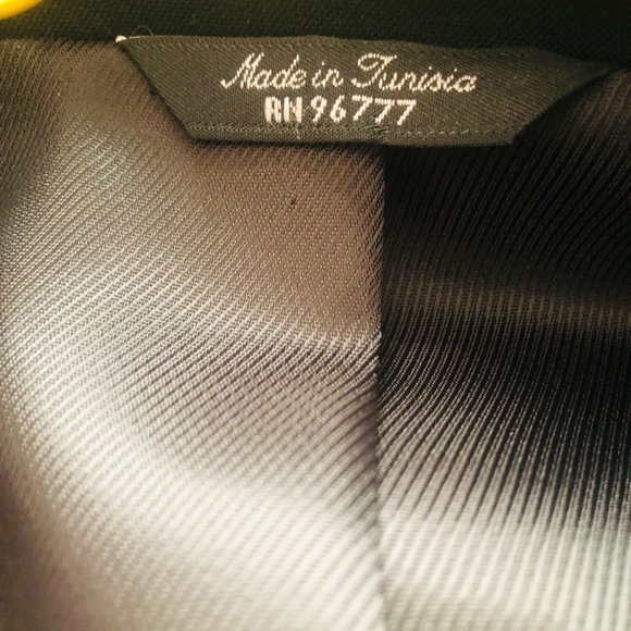 Men’s Wool Tuxedo Black with satin strip - Picture 3 of 9